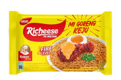 Nabati Richeese Mi Instant Mi Goreng Keju Level 0 74g