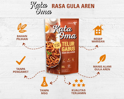 Kata Oma Telur Gabus Gula Aren 63g