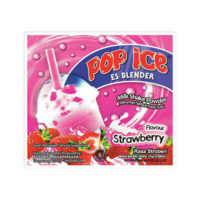 Pop Ice Drink Strawberry 10x25g