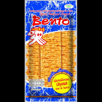 Bento Dry Squid Seafood Snacks Hot and Spicy 20g
