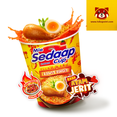Mie Sedaap Cup Ayam Jerit Rawit  Bingit 75g
