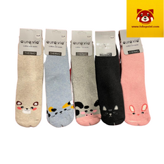 Cute animal face design Cotton Rich Thermal Socks 35-38 38-41