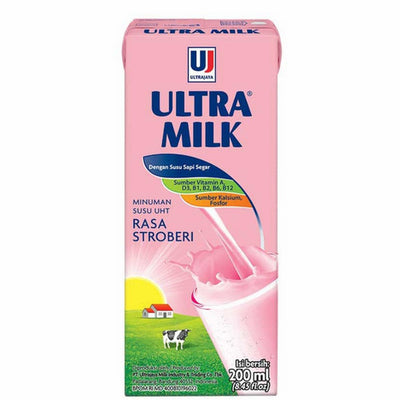 Ultra Susu Stroberry 200ml